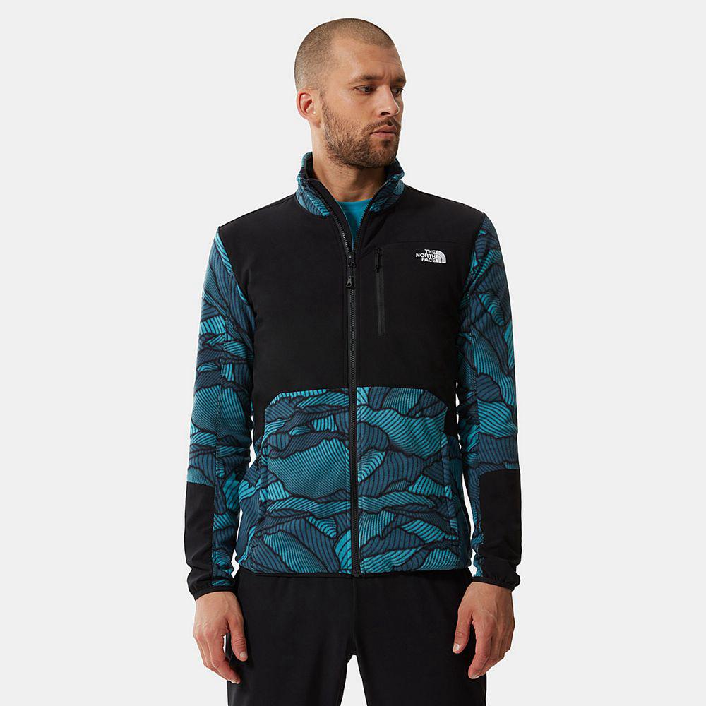 The North Face Glacier Pro Full-Zip Ανδρικα Μπουφάν Fleece - Μπλε (MUAE18453)